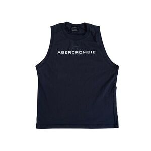 Abercrombie & Fitch Navy Sleeveless Muscle Top